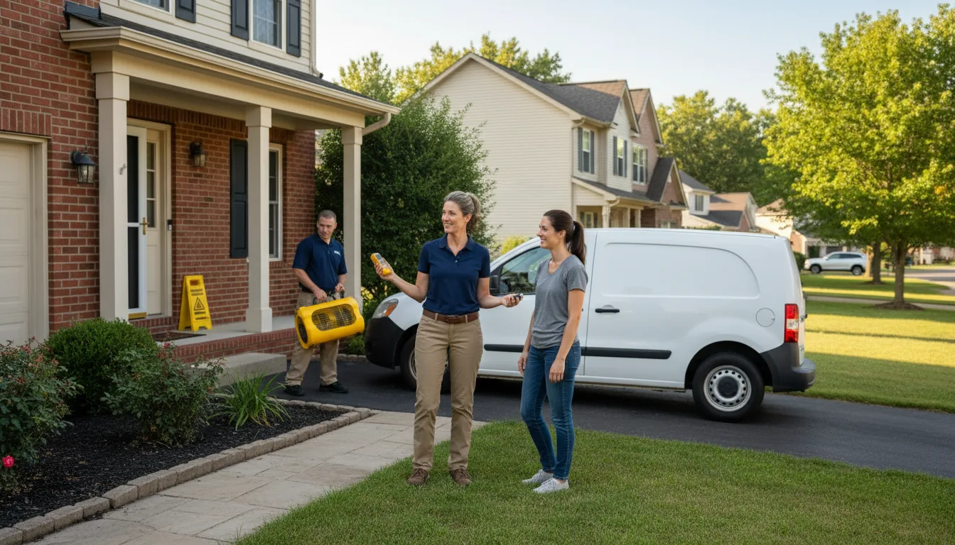 Water restoration image for Emergency Water Mitigation in Commiskey, IN